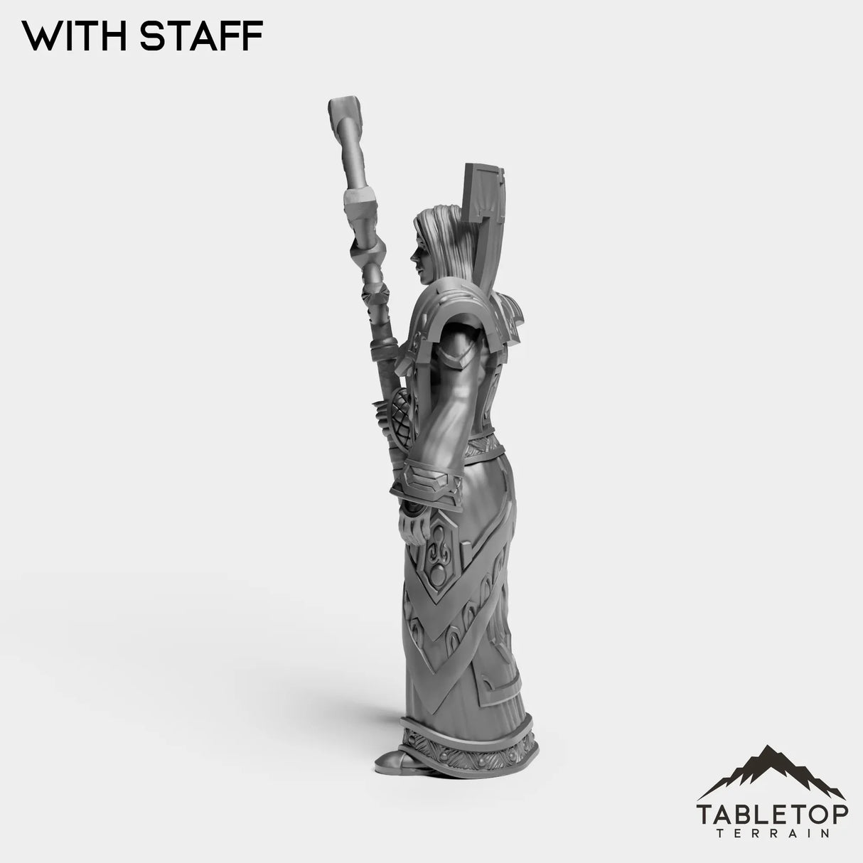 Tabletop Terrain Miniature Human Priest Tier 1 Female