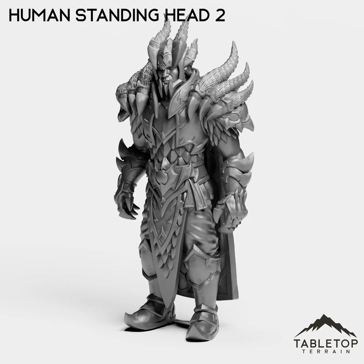 Tabletop Terrain Miniature Human Standing head 2 Aspect of Death