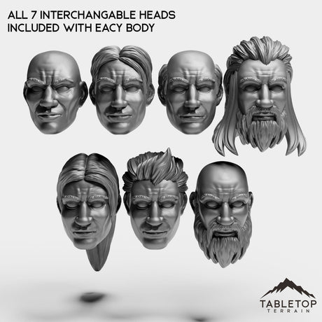 Tabletop Terrain Miniature Human Starters
