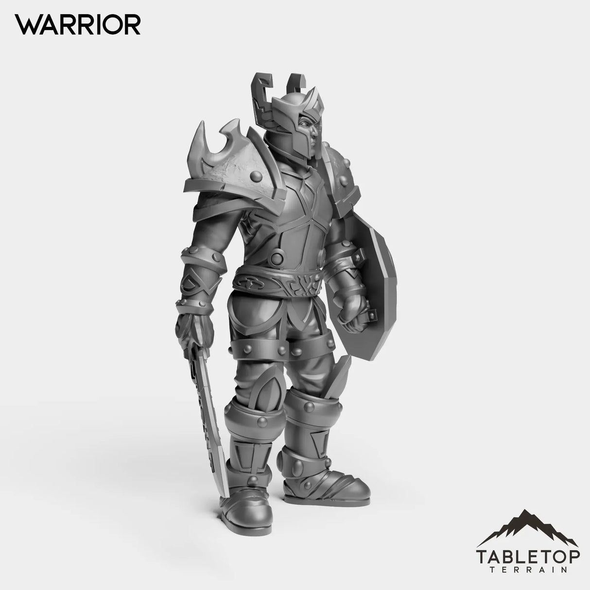 Tabletop Terrain Miniature Human Valor Warrior