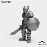 Tabletop Terrain Miniature Human Valor Warrior