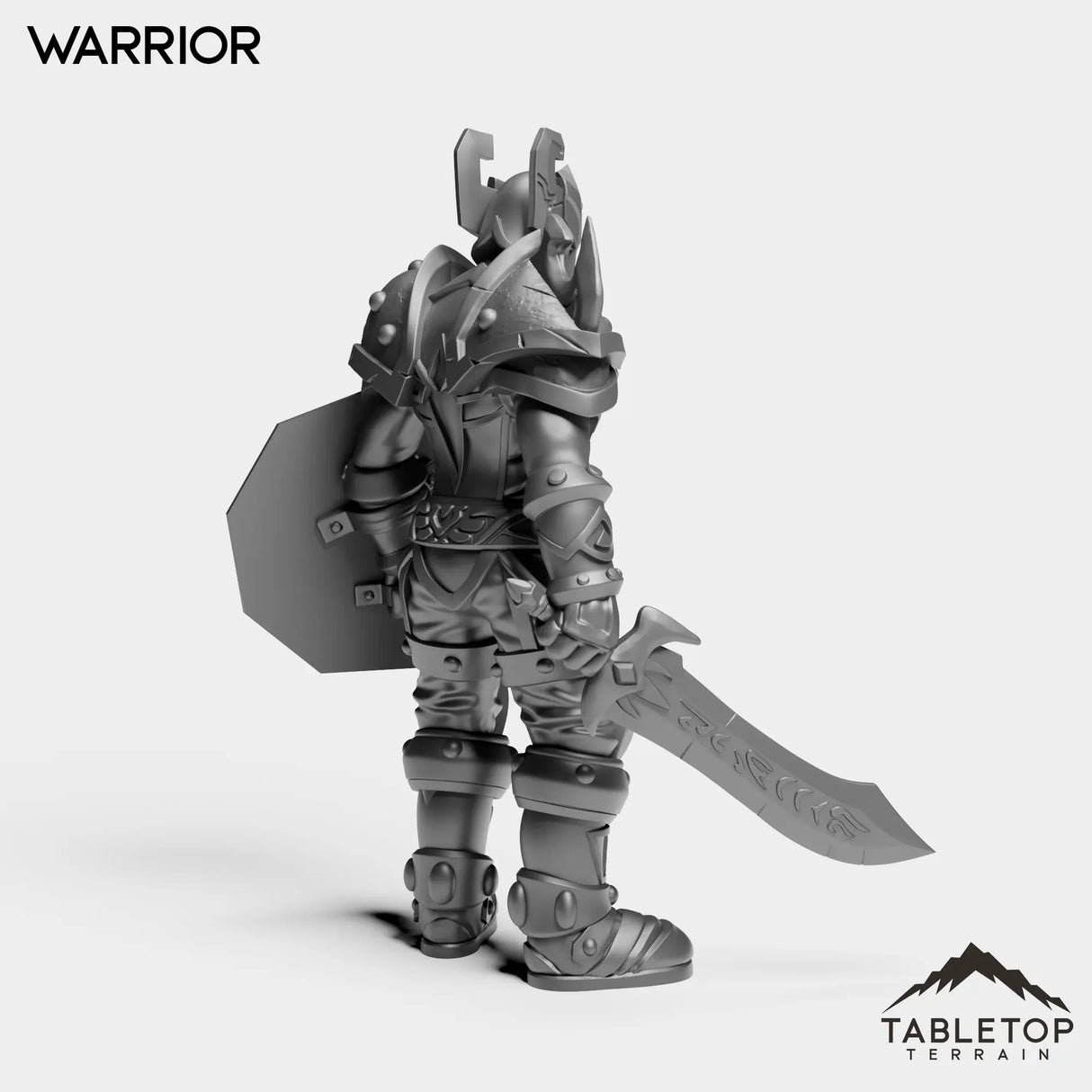 Tabletop Terrain Miniature Human Valor Warrior