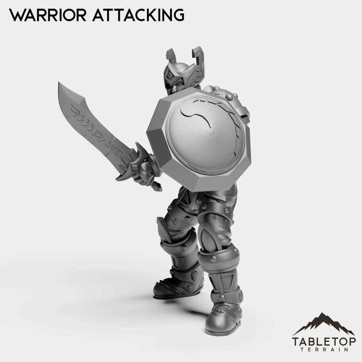 Tabletop Terrain Miniature Human Valor Warrior