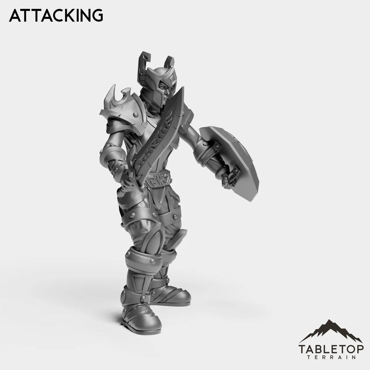 Tabletop Terrain Miniature Human Valor Warrior Female