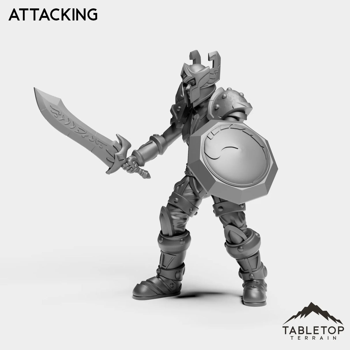 Tabletop Terrain Miniature Human Valor Warrior Female