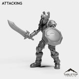 Tabletop Terrain Miniature Human Valor Warrior Female