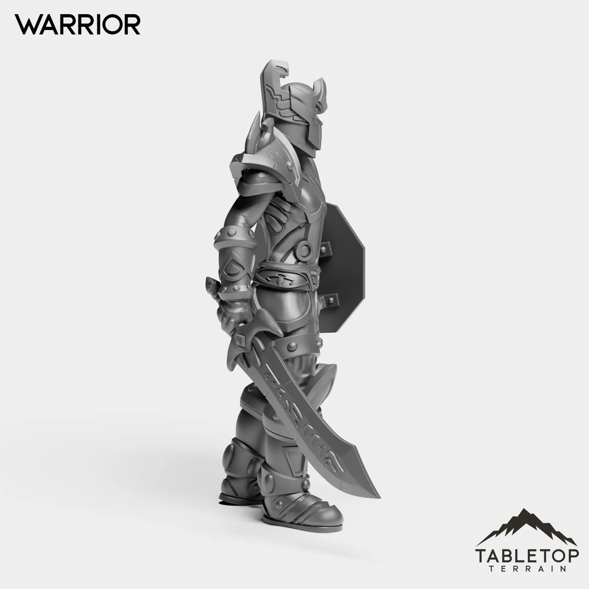 Tabletop Terrain Miniature Human Valor Warrior Female
