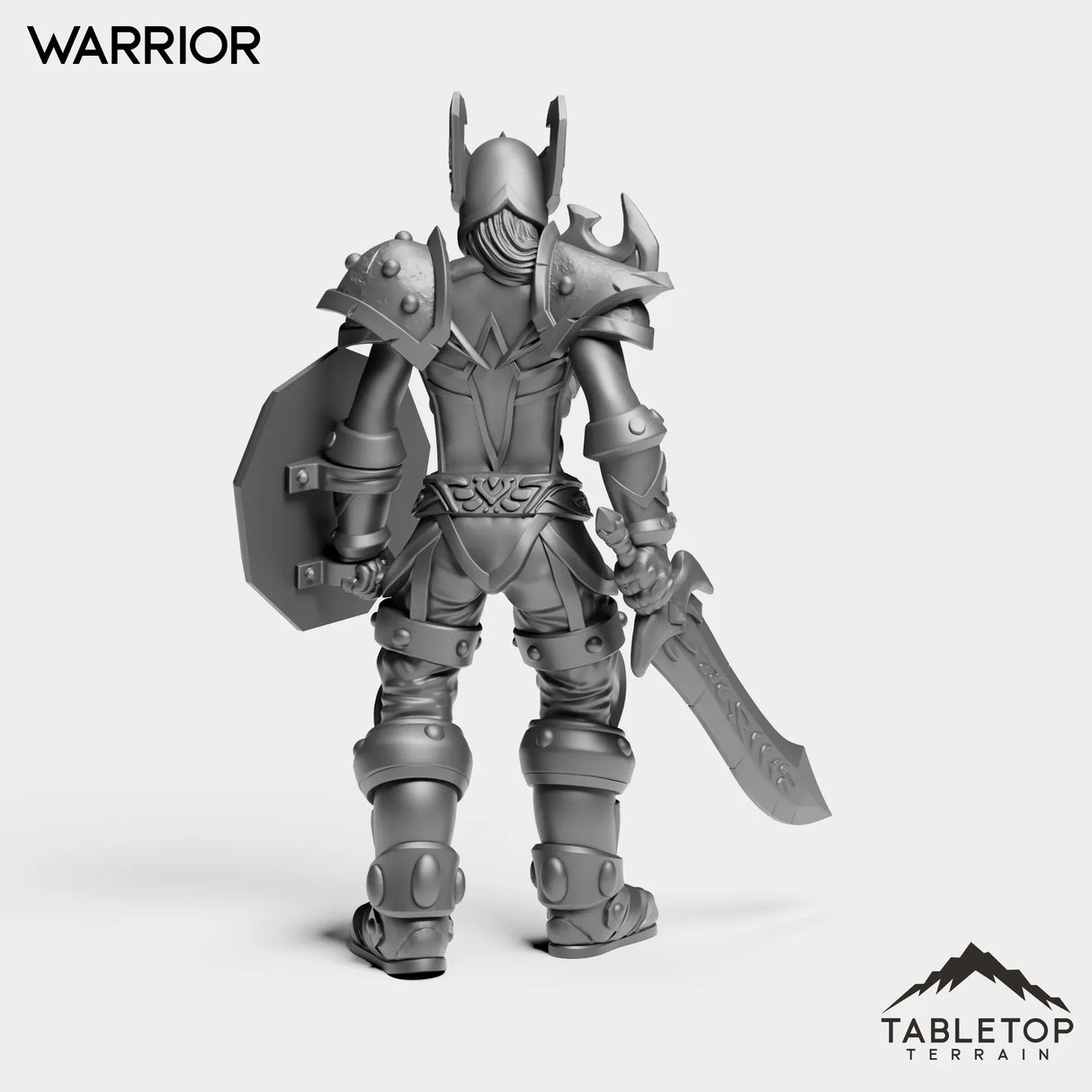 Tabletop Terrain Miniature Human Valor Warrior Female