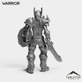 Tabletop Terrain Miniature Human Valor Warrior Female