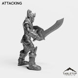 Tabletop Terrain Miniature Human Valor Warrior Female