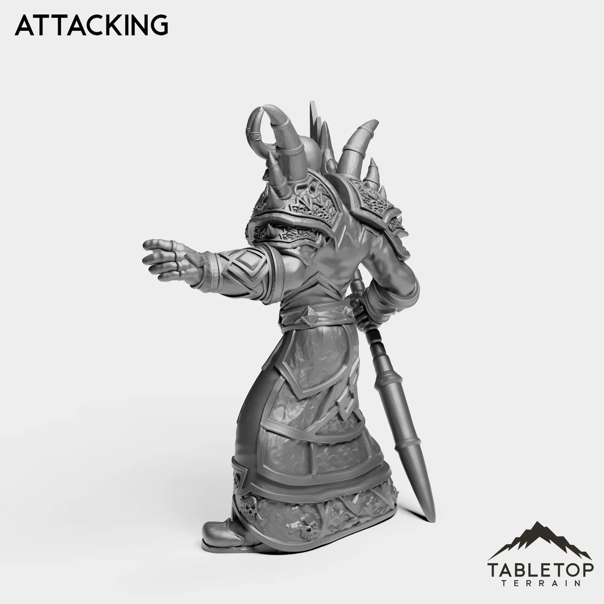 Tabletop Terrain Miniature Human Warlock Tier 1