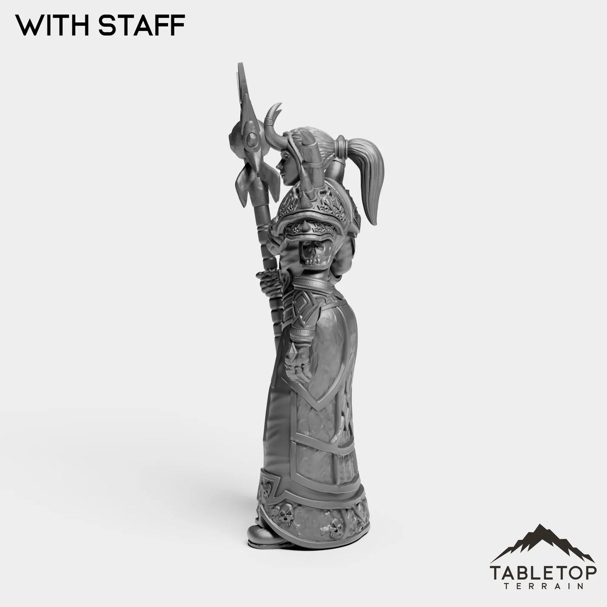 Tabletop Terrain Miniature Human Warlock Tier 1 Female