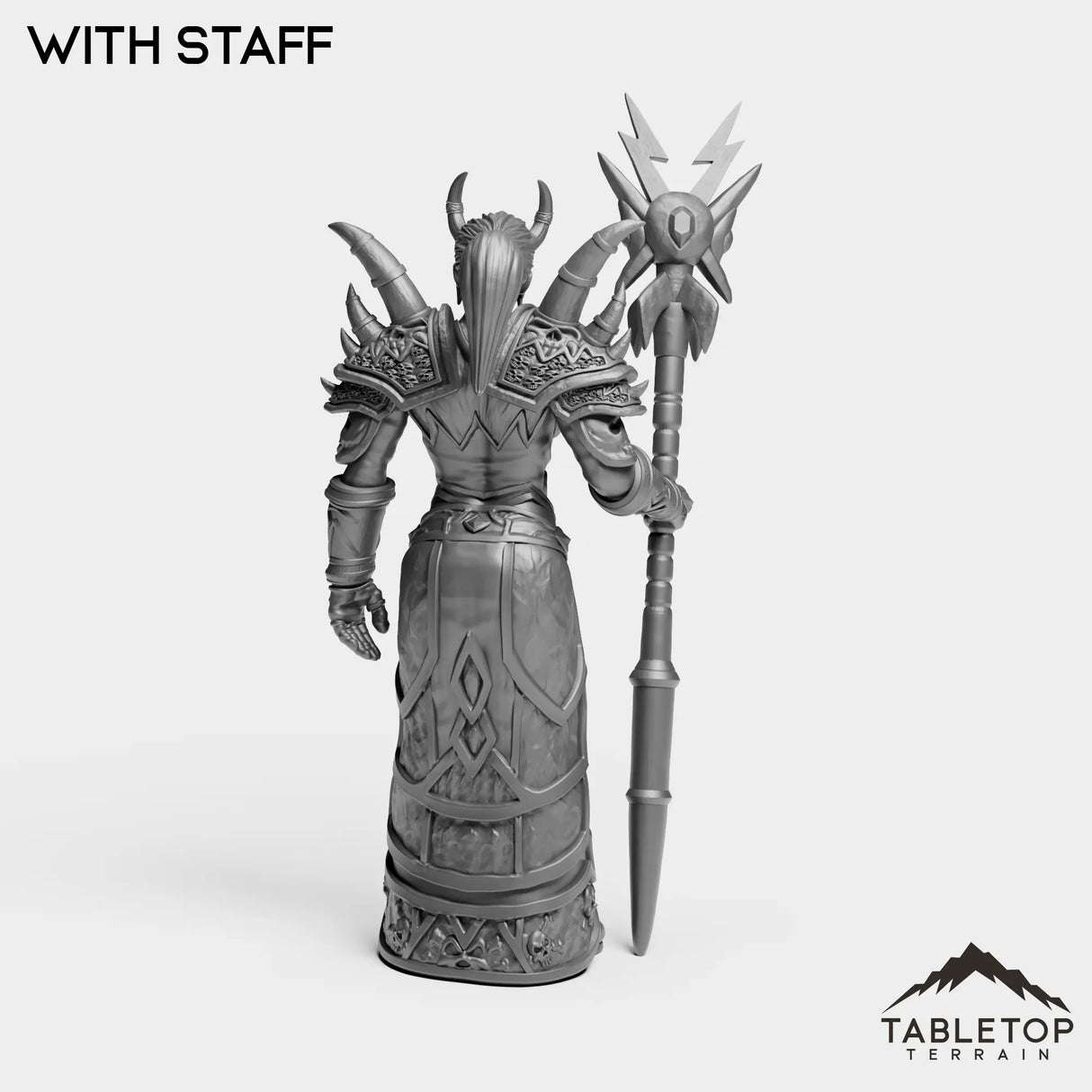 Tabletop Terrain Miniature Human Warlock Tier 1 Female