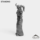 Tabletop Terrain Miniature Human Warlock Tier 1 Female