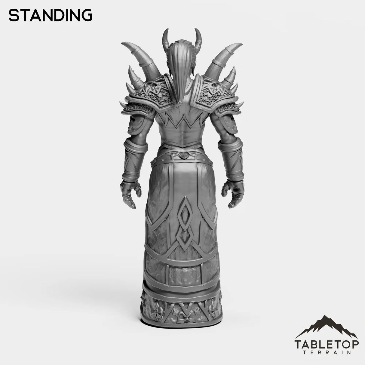 Tabletop Terrain Miniature Human Warlock Tier 1 Female