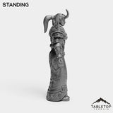 Tabletop Terrain Miniature Human Warlock Tier 1 Female