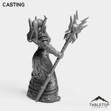 Tabletop Terrain Miniature Human Warlock Tier 1 Female
