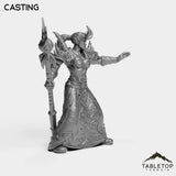 Tabletop Terrain Miniature Human Warlock Tier 1 Female