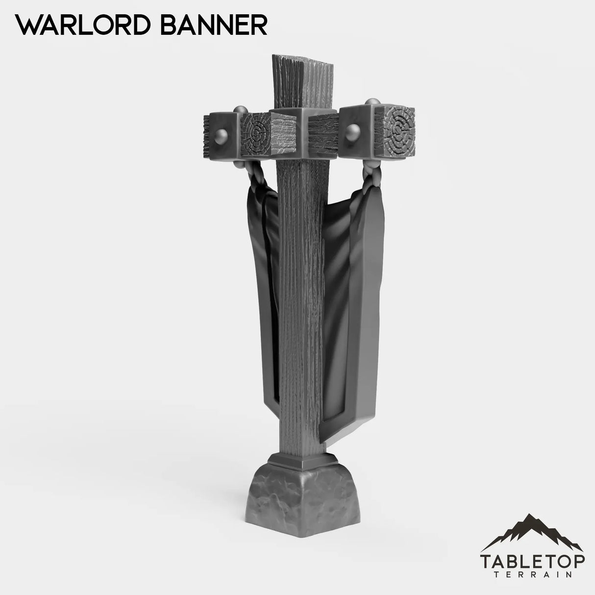 Tabletop Terrain Miniature Human Warlord Banner