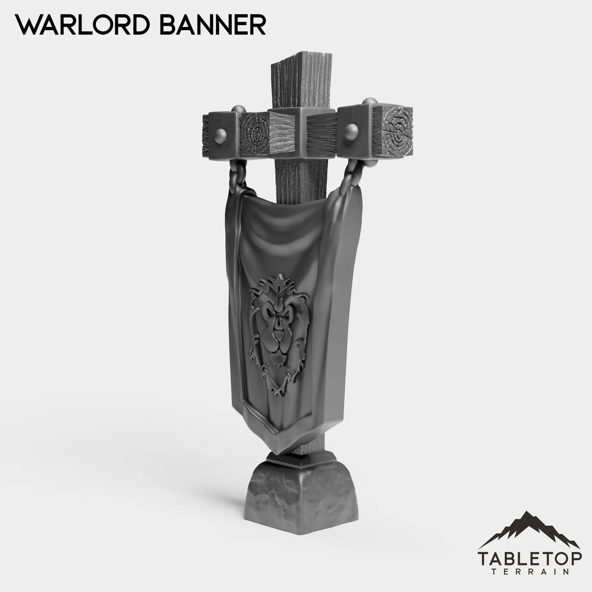 Tabletop Terrain Miniature Human Warlord Banner