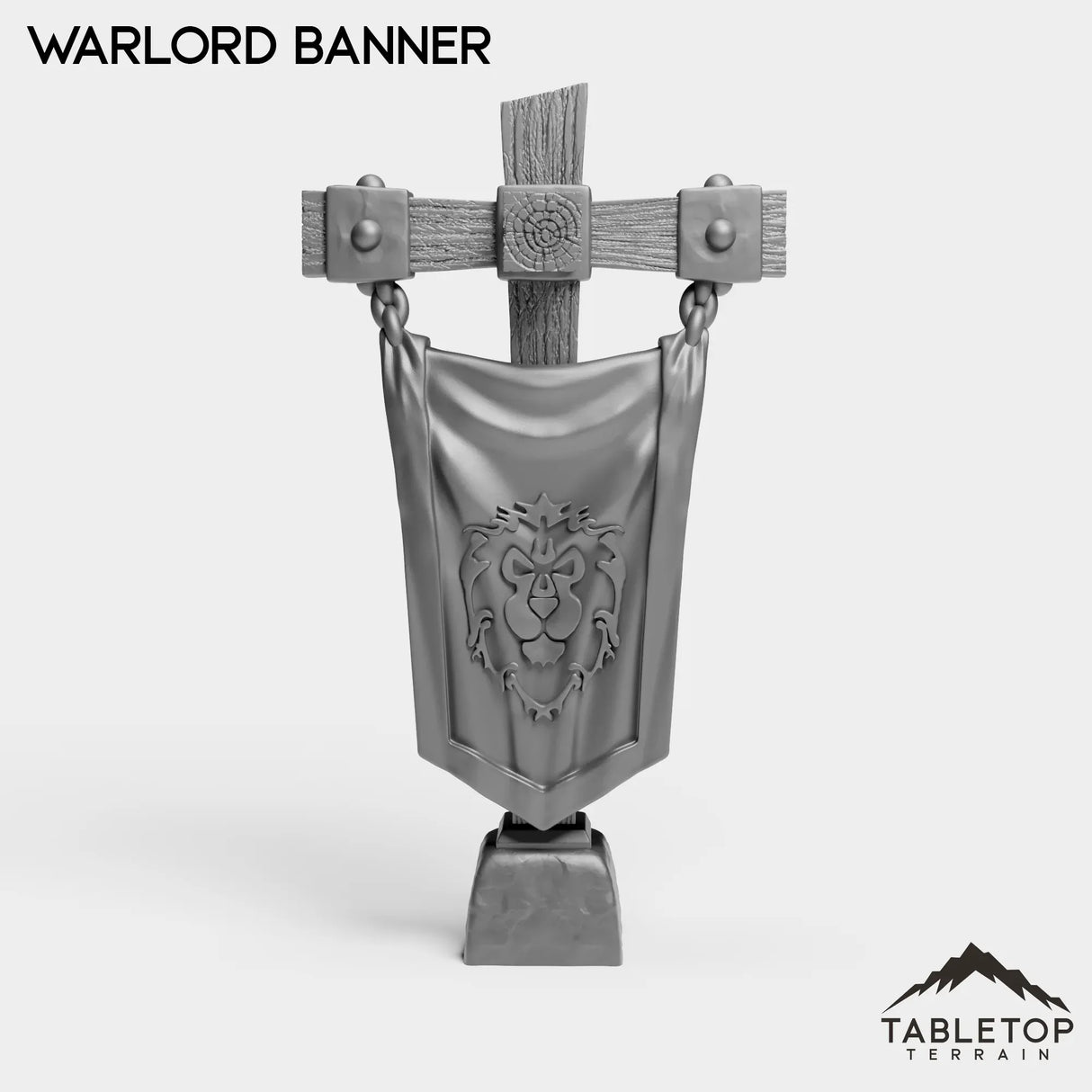 Tabletop Terrain Miniature Human Warlord Banner