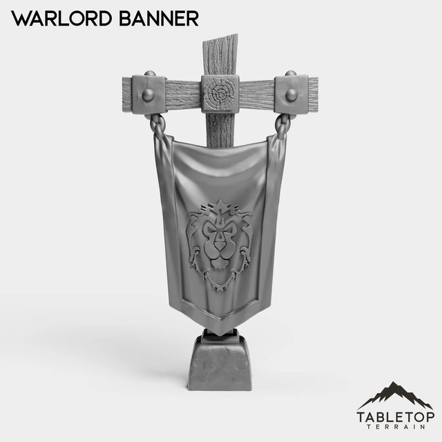 Tabletop Terrain Miniature Human Warlord Banner