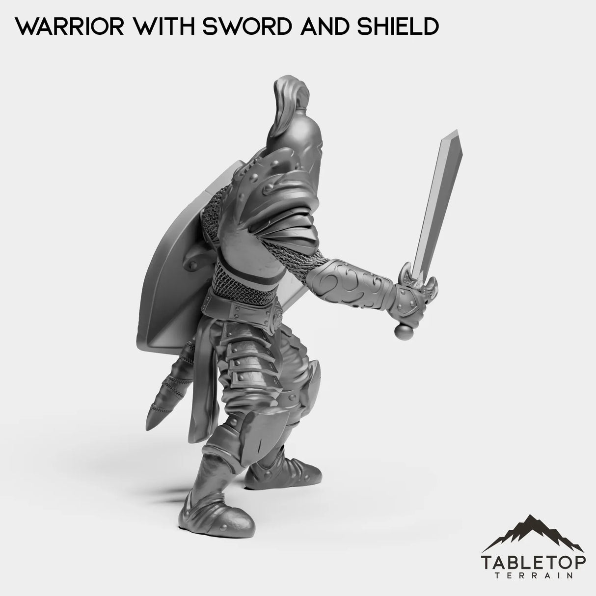 Tabletop Terrain Miniature Human Warrior