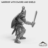 Tabletop Terrain Miniature Human Warrior