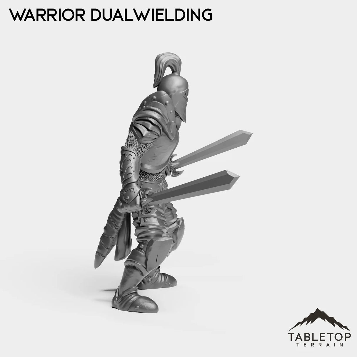 Tabletop Terrain Miniature Human Warrior