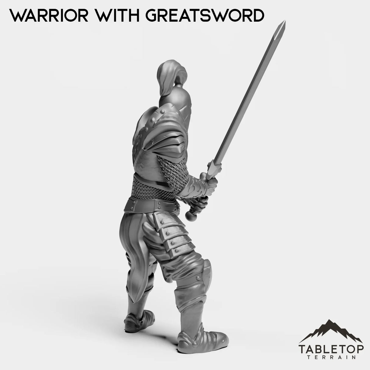 Tabletop Terrain Miniature Human Warrior