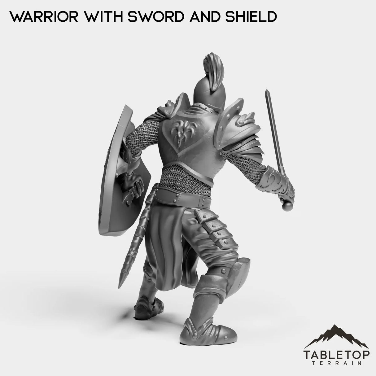 Tabletop Terrain Miniature Human Warrior