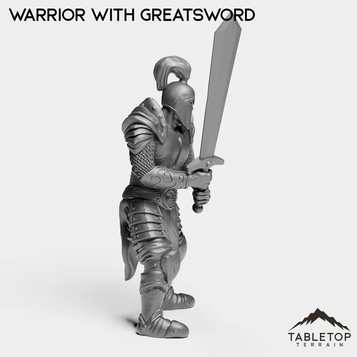 Tabletop Terrain Miniature Human Warrior