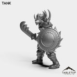 Tabletop Terrain Miniature Human Warrior Tier 1