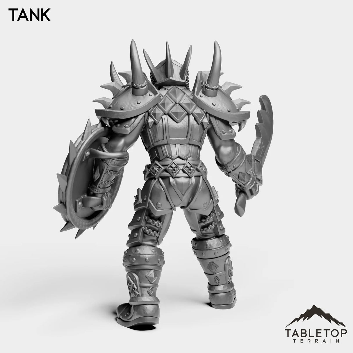 Tabletop Terrain Miniature Human Warrior Tier 1