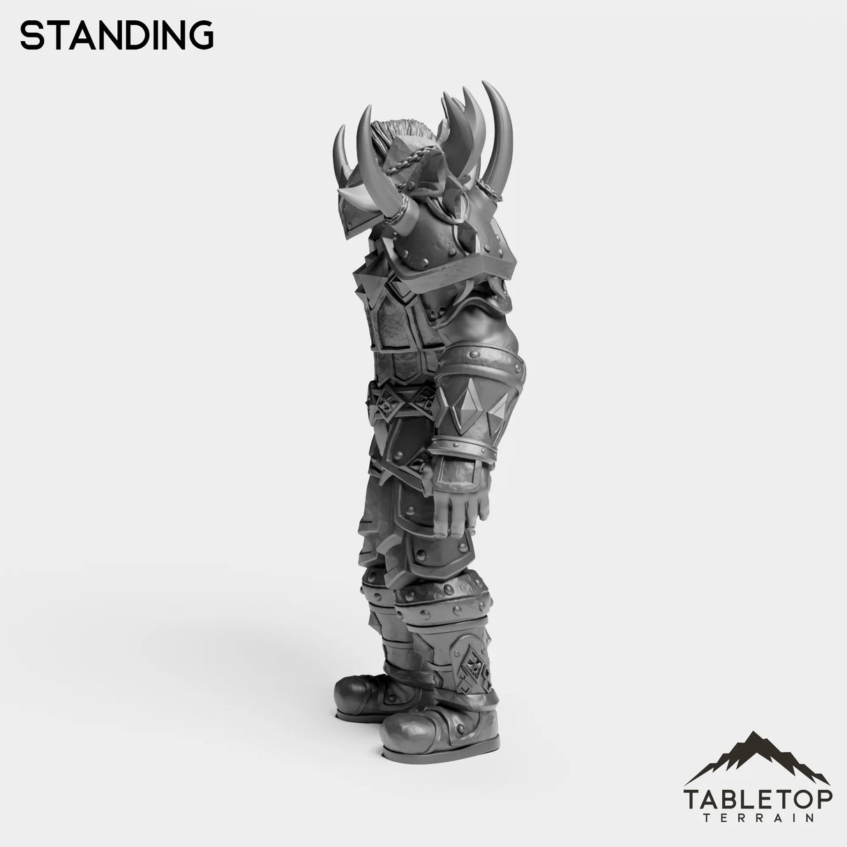 Tabletop Terrain Miniature Human Warrior Tier 1