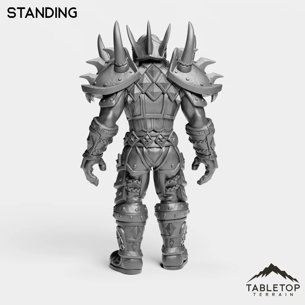 Tabletop Terrain Miniature Human Warrior Tier 1