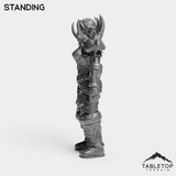 Tabletop Terrain Miniature Human Warrior Tier 1 Female