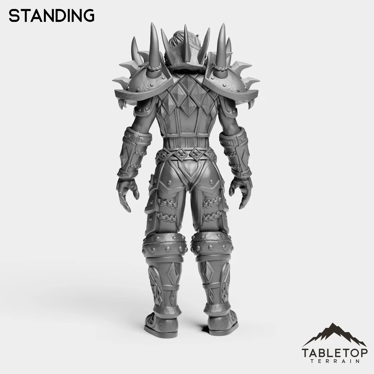 Tabletop Terrain Miniature Human Warrior Tier 1 Female