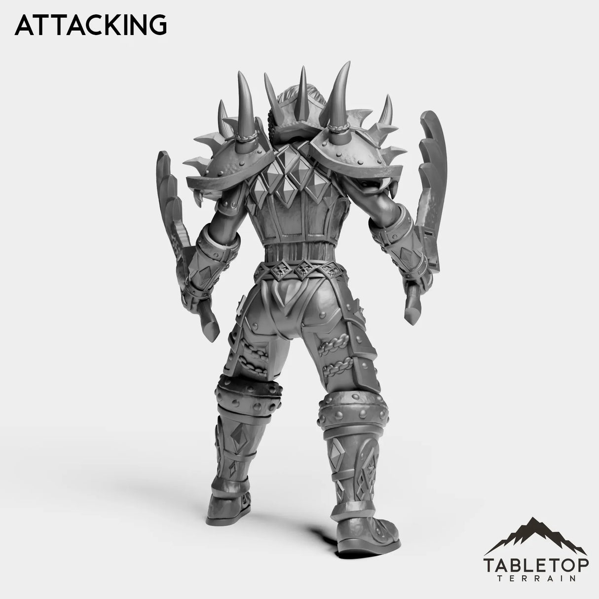 Tabletop Terrain Miniature Human Warrior Tier 1 Female