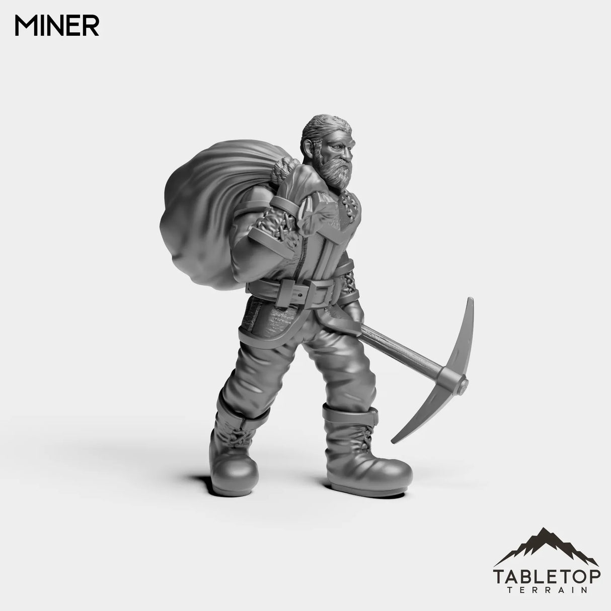 Tabletop Terrain Miniature Human Worker