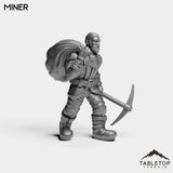 Tabletop Terrain Miniature Human Worker