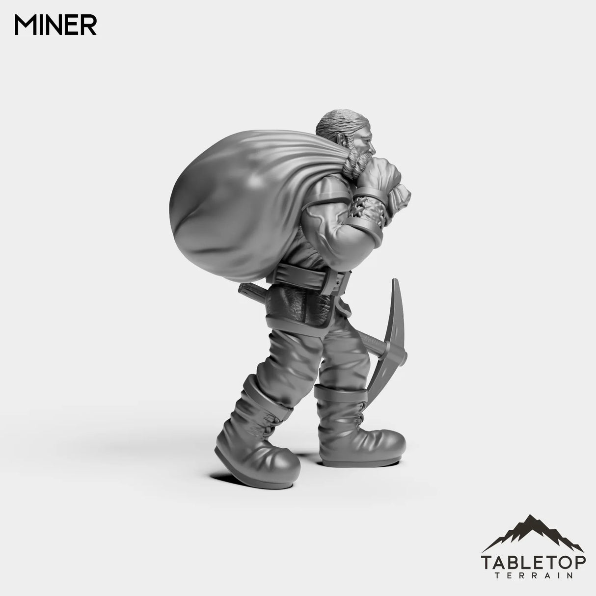 Tabletop Terrain Miniature Human Worker