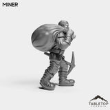 Tabletop Terrain Miniature Human Worker