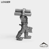 Tabletop Terrain Miniature Human Worker