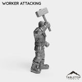 Tabletop Terrain Miniature Human Worker