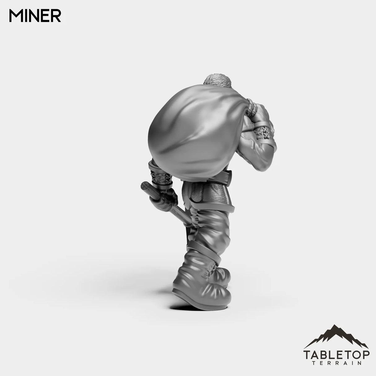 Tabletop Terrain Miniature Human Worker