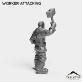Tabletop Terrain Miniature Human Worker