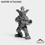 Tabletop Terrain Miniature Hunter Attacking Goblin Starters
