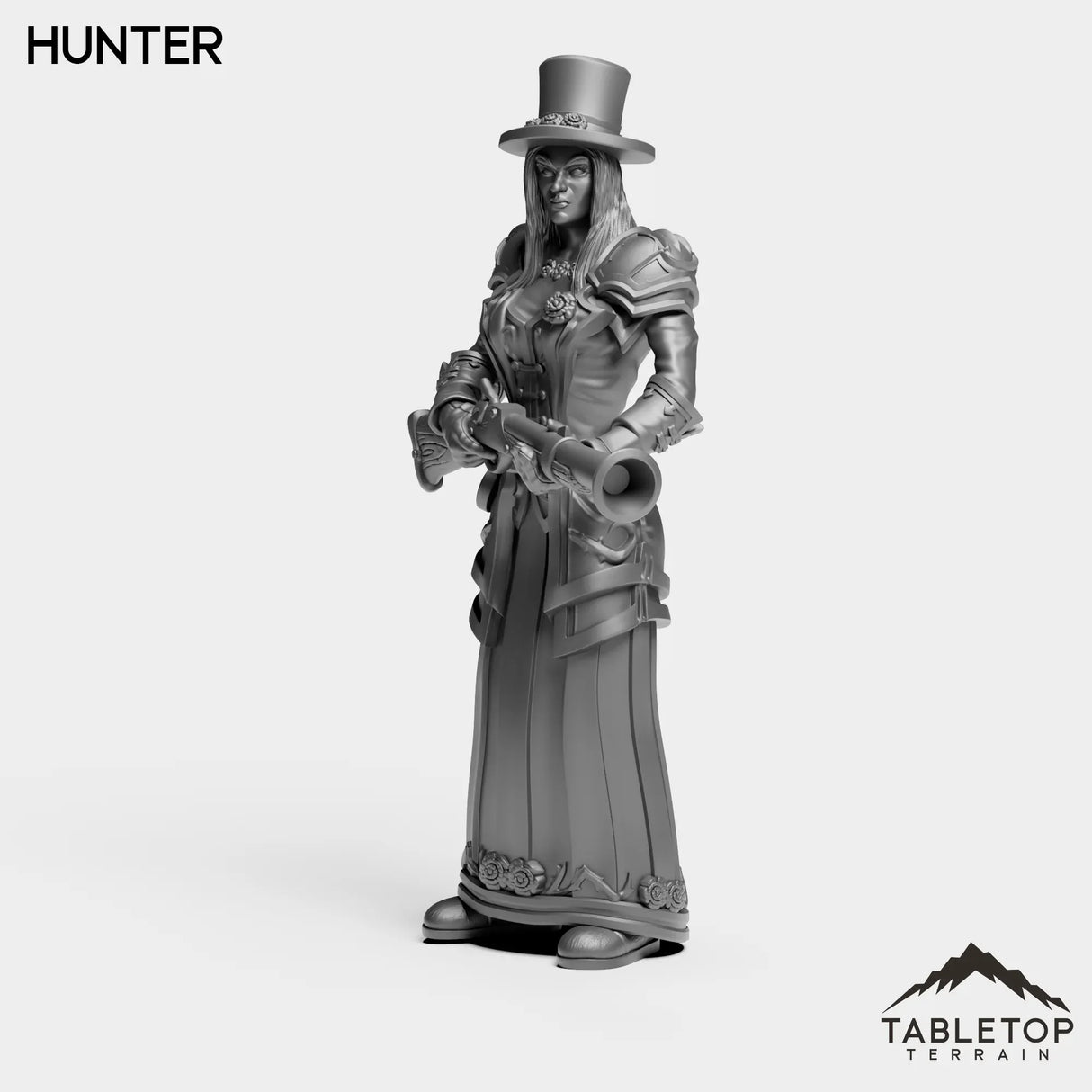 Tabletop Terrain Miniature Hunter Werewolf Human Female