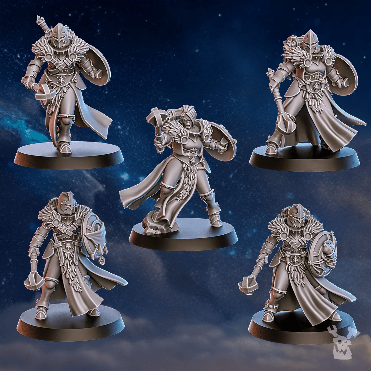 Tabletop Terrain Miniature Icewall Squad x10 (pre-assembled)